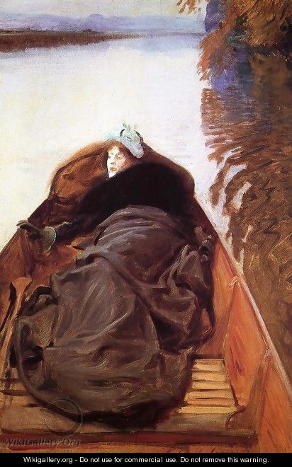 Autumn on the River (or Miss Violet Sargent) - John Singer Sargent