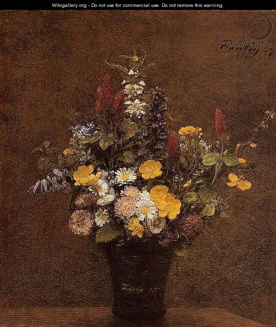 Wildflowers - Ignace Henri Jean Fantin-Latour