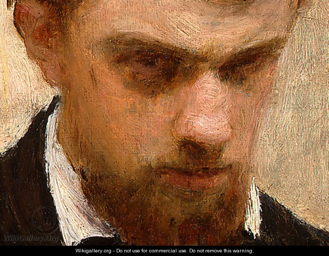 Self-Portrait [detail: 3] - Ignace Henri Jean Fantin-Latour