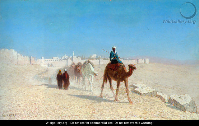 Jerusalem, Cote de la Porte de Jaffe - Charles Théodore Frère