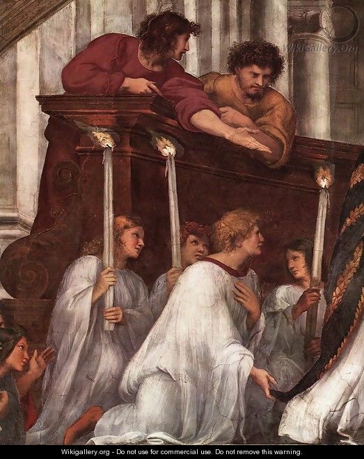 The Mass at Bolsena [detail: 1] - Raphael