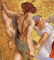 The Stanza della Segnatura Ceiling: The Judgment of Solomon [detail: 1] - Raphael