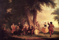 The Dance Of The Battery In The Presence Of Peter Stuyvesant - Asher Brown Durand