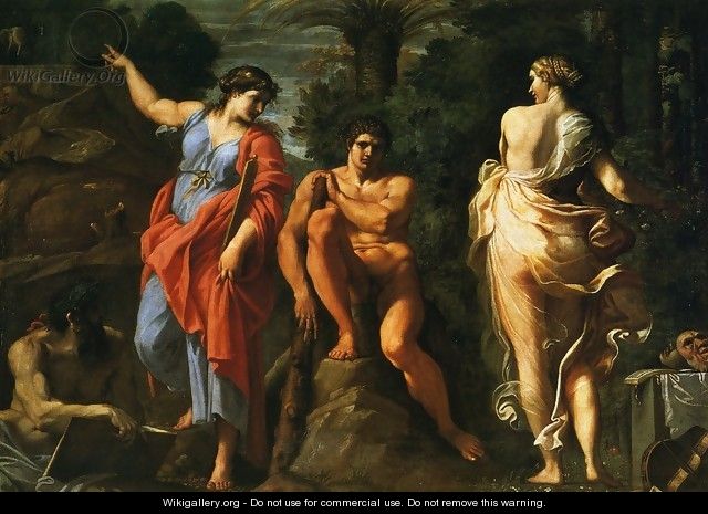 Hercules at the Crossroads - Annibale Carracci
