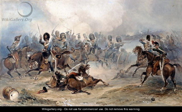 Captain Norman Ramsay, Royal Horse Artillery, Galloping his Troop Through the French Army to Safety at the Battle of Fuentes d