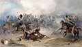 Captain Norman Ramsay, Royal Horse Artillery, Galloping his Troop Through the French Army to Safety at the Battle of Fuentes d'Onoro, 1811 - George Bryant Campion