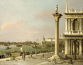 View of The Entrance to the Grand Canal from the Piazzetta - (Giovanni Antonio Canal) Canaletto