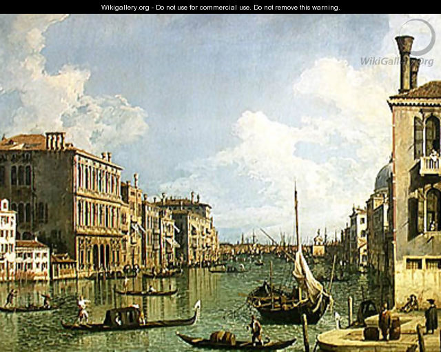 View of the Grand Canal 2 - (Giovanni Antonio Canal) Canaletto