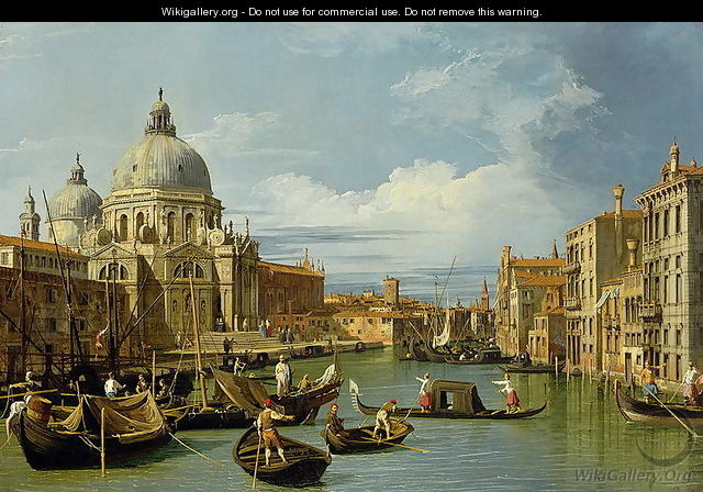 The Entrance to the Grand Canal, Venice, c.1730 - (Giovanni Antonio Canal) Canaletto