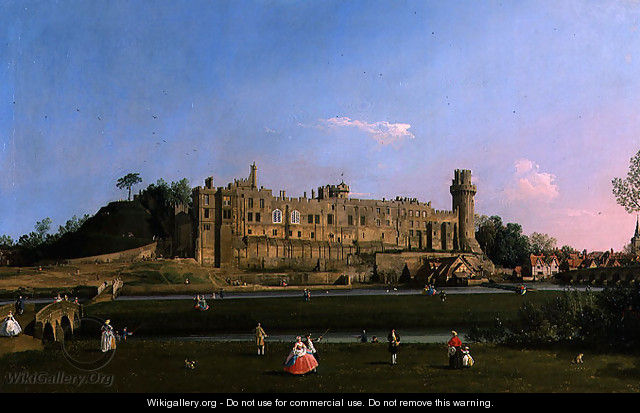 Warwick Castle, c.1748-49 - (Giovanni Antonio Canal) Canaletto