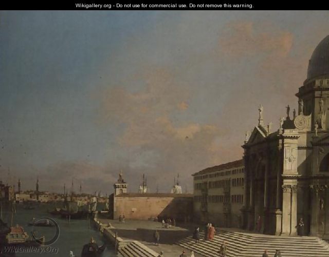The Entrance to the Grand Canal, Venice (2) - (Giovanni Antonio Canal) Canaletto
