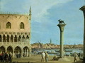 The Piazzetta di San Marco Looking South, Venice - (Giovanni Antonio Canal) Canaletto