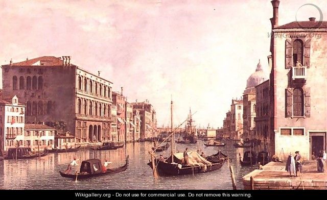 The Grand Canal, Venice (2) - (Giovanni Antonio Canal) Canaletto