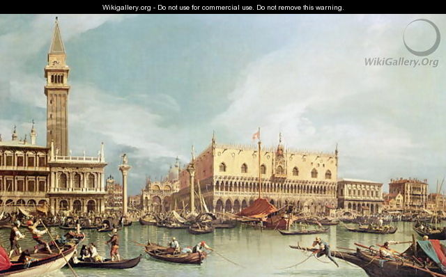 The Molo, Venice - (Giovanni Antonio Canal) Canaletto