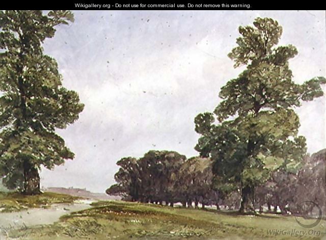 View in Hyde Park - William Callow