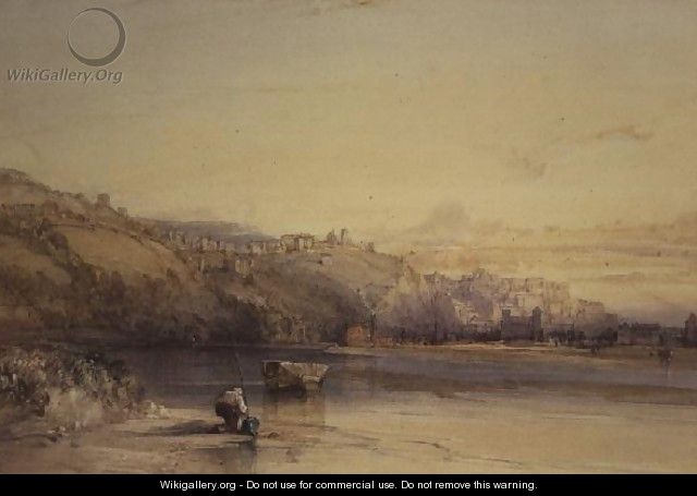 Banks of the River Saone, Lyon - William Callow