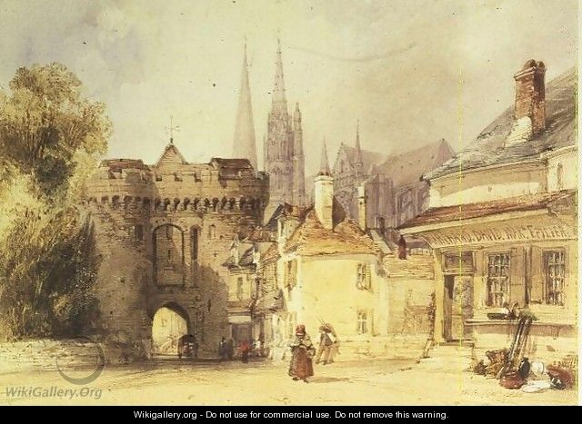 The Guillaume Gate, Chartres - William Callow