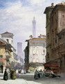 Leaning Tower, Bologna - William Callow