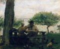 The Meal at Honfleur, 1875 - Adolphe-Felix Cals