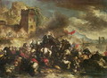 Cavalry skirmishes between Crusaders and Turks (2) - Nicolino Calyo