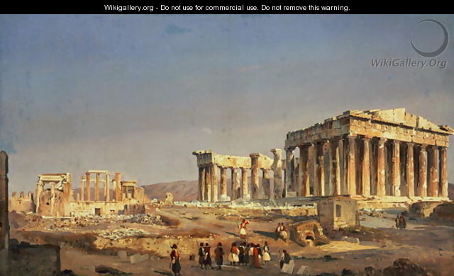 The Parthenon, 1863 - Ippolito Caffi