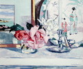 A Still Life - Roses (lona) - Francis Campbell Boileau Cadell