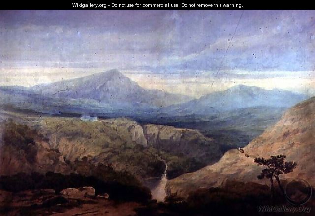 Mawddach River Valley- Cader Idris in the distance - Sir Augustus Wall Callcott
