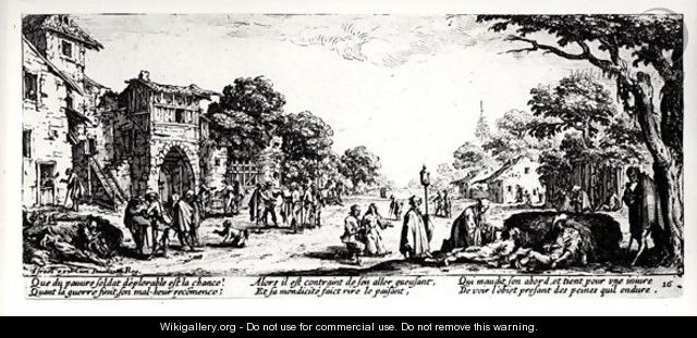 Death by the Roadside, plate 16 from 