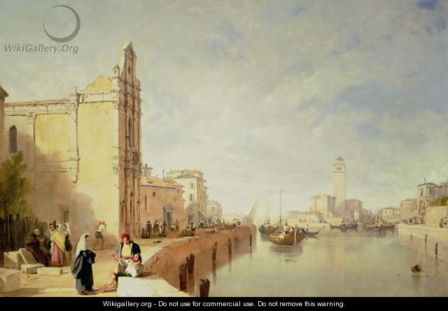 A View of Murano - Sir Augustus Wall Callcott