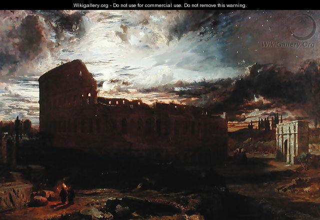 The Colosseum, Rome 1860 - Frederick Lee Bridell