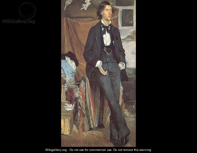 Portrait of Henry Davison, 1880 - Marie Louise Catherine Breslau