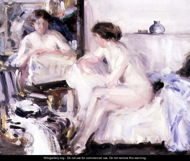 Nude Seated on a Sofa - Francis Campbell Boileau Cadell