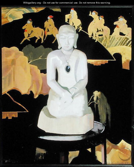 The Buddha (Black and Gold) c.1929-30 - Francis Campbell Boileau Cadell