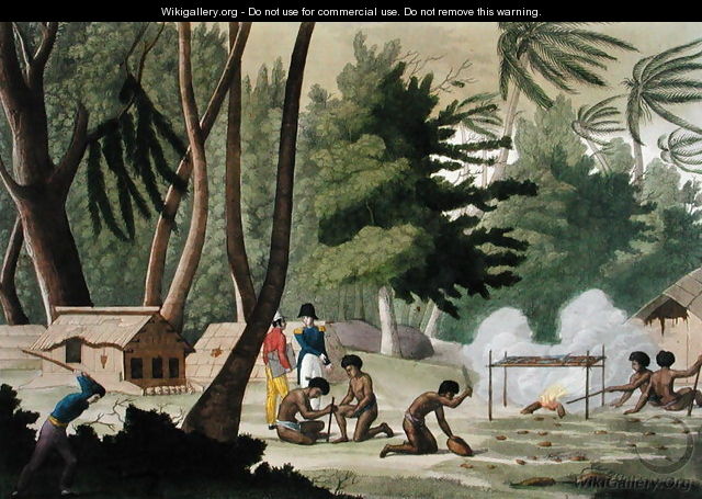 Papu tribe on the Isle of Rawak, plate 20 from 