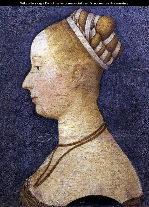 Small Female Portrait - Angelo Da Siena