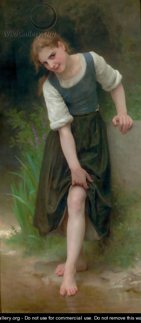 Le Gué (The Ford) - William-Adolphe Bouguereau