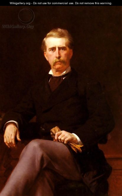 Portrait de John William Mackay (1831-1902) (Portrait of John William Mackay (1831-1902)) - Alexandre Cabanel
