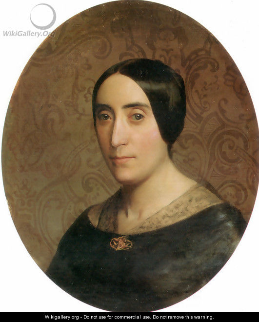 A Portrait of Amelina Dufaud Bouguereau - William-Adolphe Bouguereau