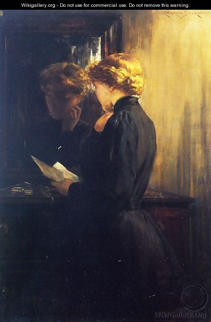 The Letter - James Carroll Beckwith
