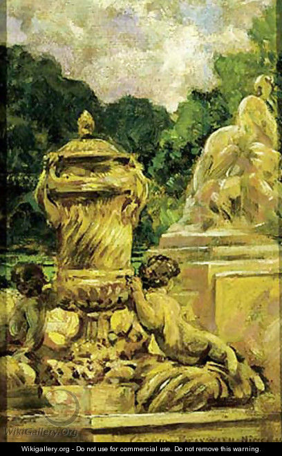 Jardin de la Fontaine Aa Nimes, France - James Carroll Beckwith