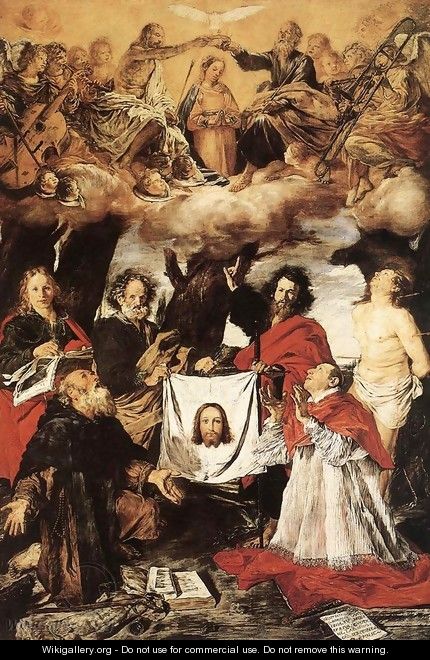 Coronation of the Virgin with Saints - Giovanni Serodine