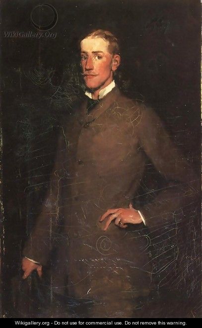 Portrait of Ralph Curtis - Frank Duveneck