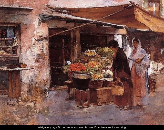 Venetian Fruit Market - Frank Duveneck