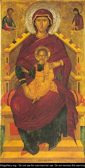 The Mother of God Enthroned - Andreas Ritzos