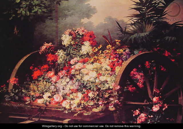 A Cart of Flowers - Desire de Keghel