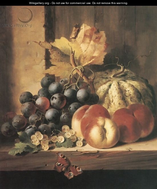 Still Life of Fruit - Edward Ladell