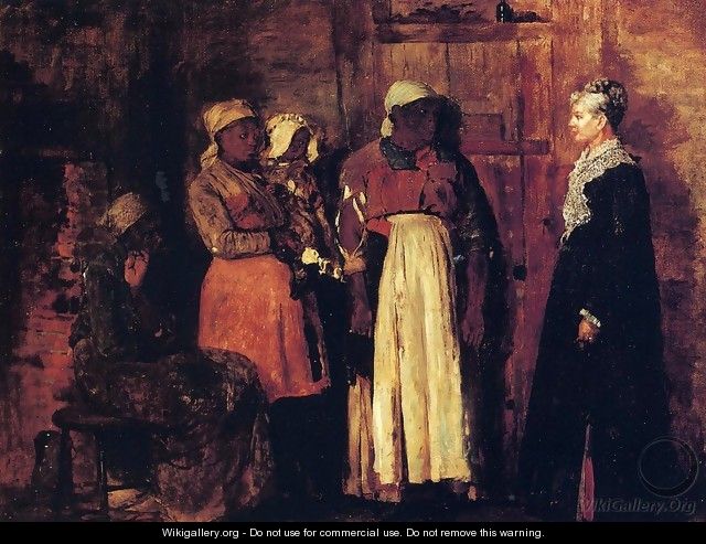 A Visit from the Old Mistress - Winslow Homer