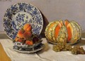 Still Life With Melon - Claude Oscar Monet