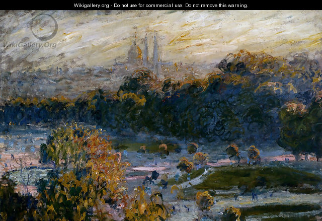 The Tuileries - Claude Oscar Monet