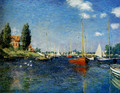 Argenteuil (Red Boats) - Claude Oscar Monet